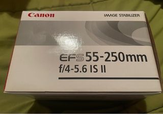 Objetivo Canon EFS 55-250mm IS en su caja original