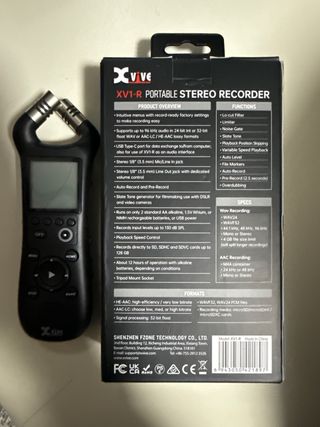 Grabadora Portátil Xvive XV1-R