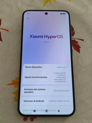 Xiaomi 15 Nero 12/512GB