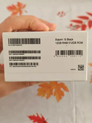 Xiaomi 15 Nero 12/512GB