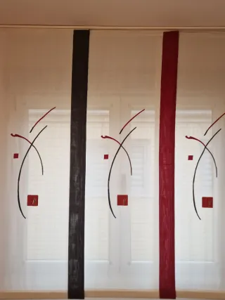 Panel Japonés Diseño Abstracto