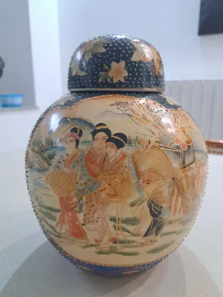 Vaso Satsuma Cinese Decorato