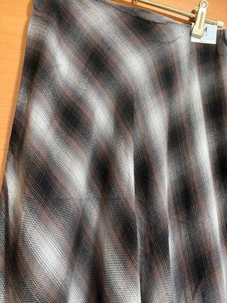 Falda larga cuadros M