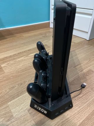 Consola PS4 (PlayStation 4) Negra + 2 Mandos