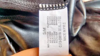 Leggings brillantes negros