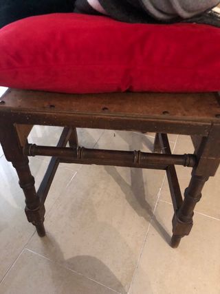Silla Antigua Madera Solo la silla