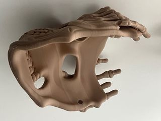Máscara Calavera Esqueleto Realista 3d abs
