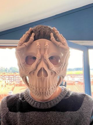 Máscara Calavera Esqueleto Realista 3d abs