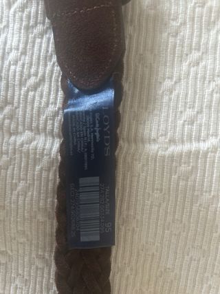 Cinturón de cuero trenzado Lloyd's Talla 95