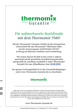 Thermomix TM6 2 vasos + garantía