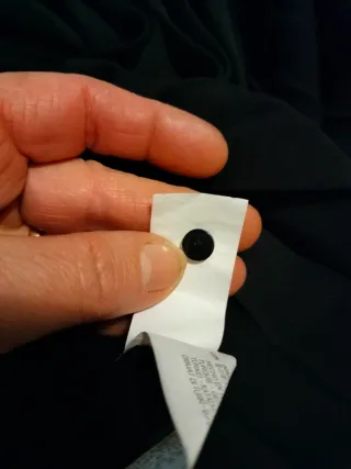 Abito plissettato nero