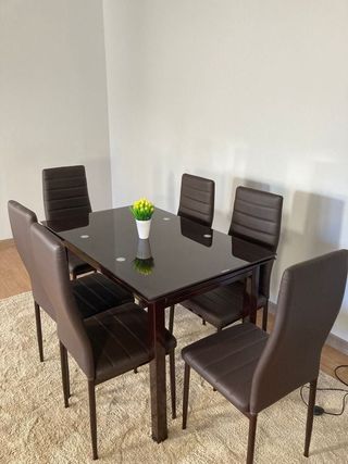 Mesa extensible con 6 sillas - hacemos envíos