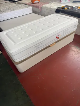 90x190 COLCHÓN NUEVO ALTA GAMA CANAPÉ MADERA