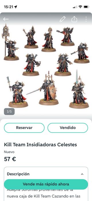 Kill Team Insidiadoras Celestes