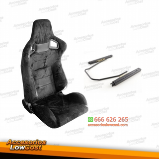 ASIENTO DEPORTIVO SEMIBAQUET LOOK RS EN ALCANTARA