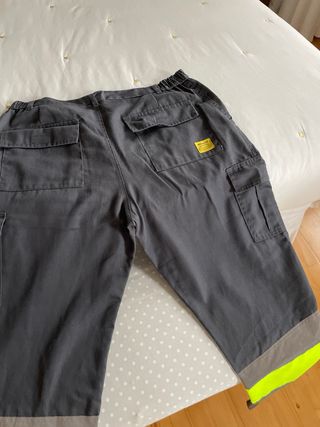 Pantalón de trabajo T XL gris y amarillo