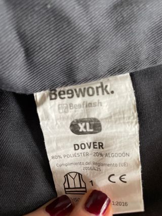 Pantalón de trabajo T XL gris y amarillo