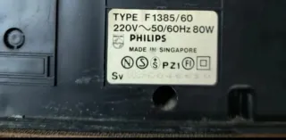 Equipo de sonido Philips con tocadiscos