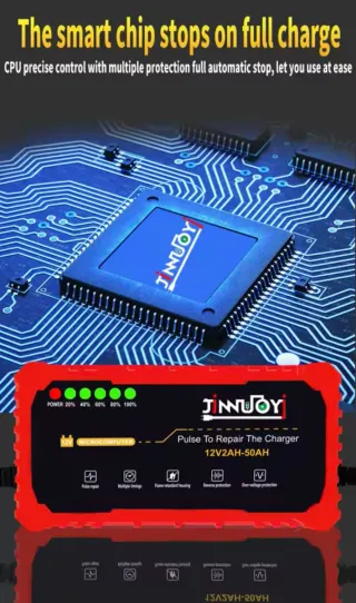 Cargador Batería Coche 12V JINNUOY