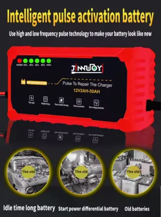 Cargador Batería Coche 12V JINNUOY