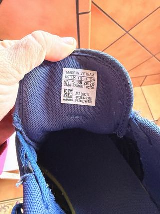 Zapatillas Adidas Azul y Rosa