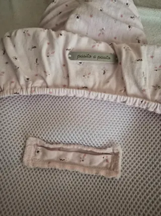 Funda portabebés floral rosa Pasito a Pasito