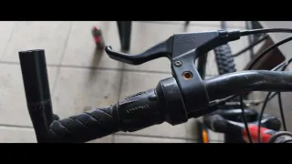 Bicicleta Montaña Decathlon Roja/Gris