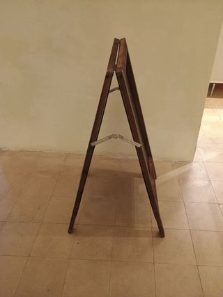 Pizarra de calle de madera