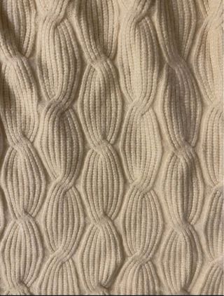 Maglione beige lavorato