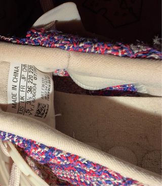 Adidas deportivas rosas y moradas