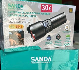 Linterna LED SANDA SD-5641 Aluminio