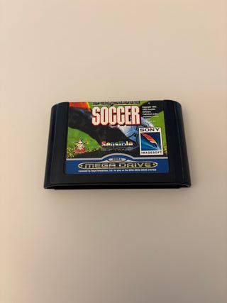 sensible soccer sega mega drive eur