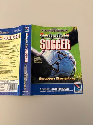 sensible soccer sega mega drive eur