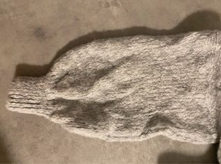 Maglione PSLOVE Grigio Taglia Unica