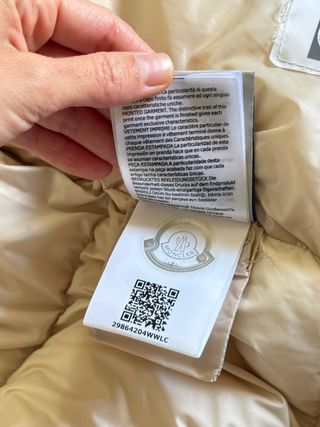 Puffer Moncler Beige Original