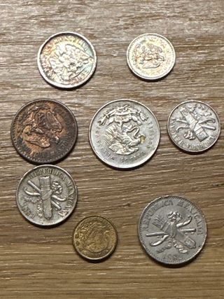 Colección de centavos mexicanos