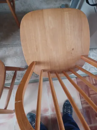 Conjunto sillas Ikea 6 +1 de regalo de madera