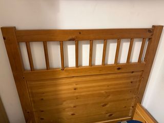 Estructura de Cama individual madera 90x200 cm