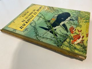 Lote 4 Joyas TINTÍN - Lomo de Tela (1ªs Eds. 60s)