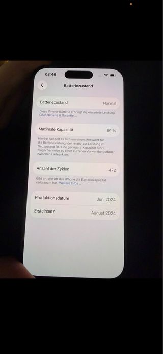iPhone 15 Pro 256 GB 91%