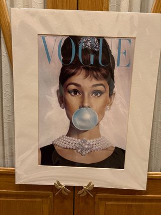 Lámina Vogue Audrey Hepburn