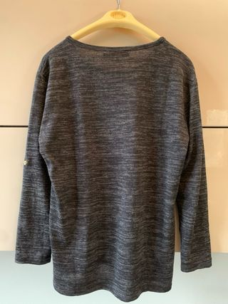 Maglione DMJ tg L misto cotone grigio mélange