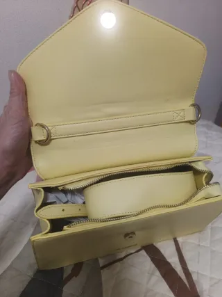 Borsa Glimmed Gialla con Auto