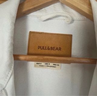 Chaqueta vaquera Pull and Bear blanca