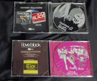 Lote 2 CDs I Love Black 1 y 2