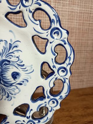 Plato cerámica decorativo