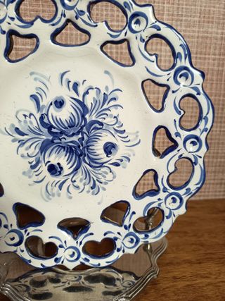 Plato cerámica decorativo