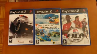 3 Juegos PS2: World Super Police, FIFA 2005, Wild
