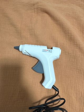 Pistola colla a caldo bianca