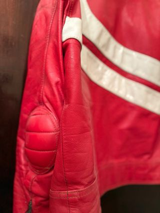 Chaqueta y pantalones motera vintage piel